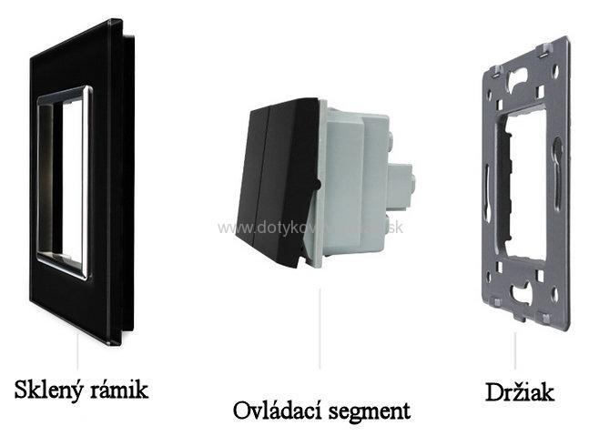 Mechanický vypínač č.5B - čierny