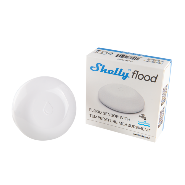 Shelly Flood - WiFi senzor vytopenia s meraním teploty
