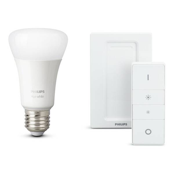 Philips HUE Stmievacia sada (LED, E27, 9W, 806lm, 2700K Teplá biela & Philips HUE DIM Switch EU)