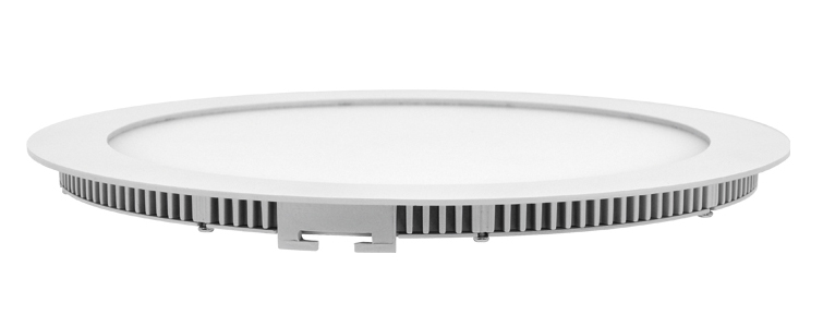 LED panel zapustený kruh biely 12W 4100K
