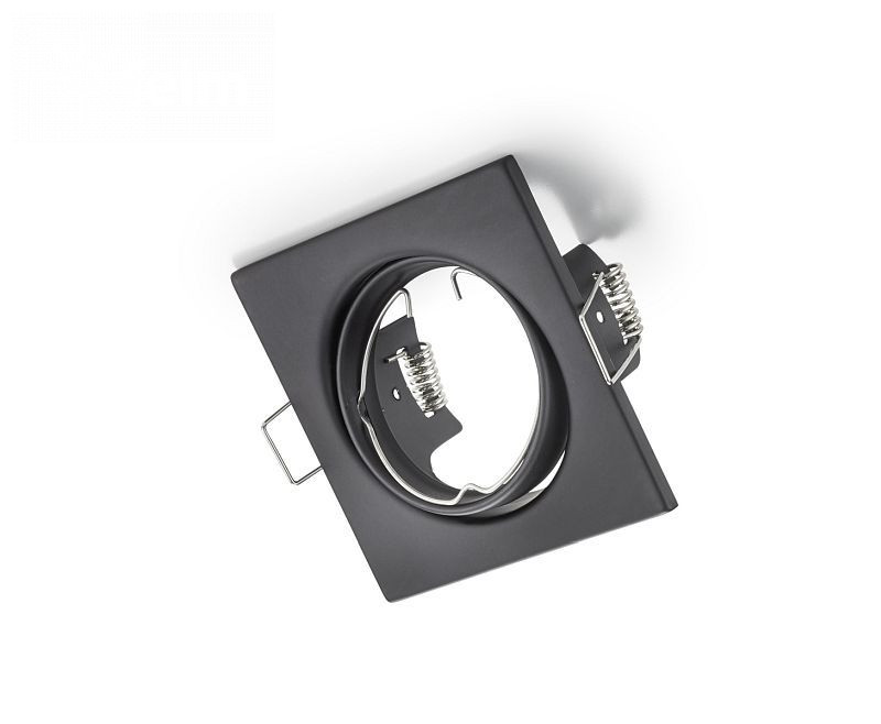 TRIO Jura zápustné svietidlo GU10 1x15W - štvorec, matná čierna