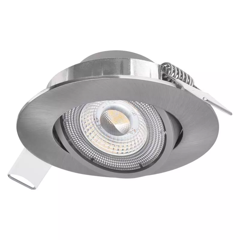 EMOS LED bodové svietidlo Exclusive strieborné, kruh 5W TB