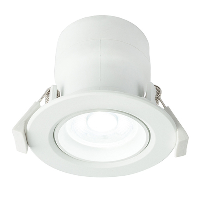 GLOBO LED Svietidlo zabud. biele kruh 9W 3000K DIM