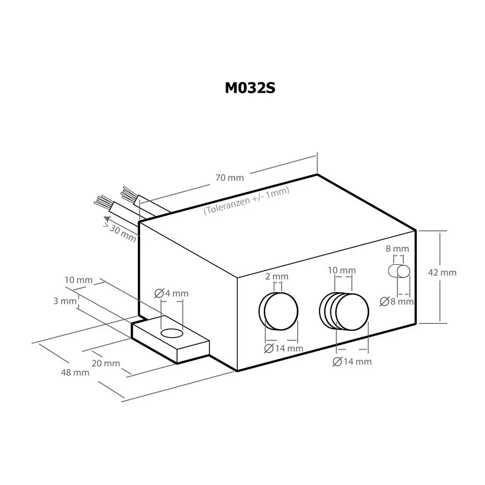 KEMO Mono zosilňovač 6 V/DC, 9 V/DC, 12 V/DC, 16 V/DC 12 W 4 Ω