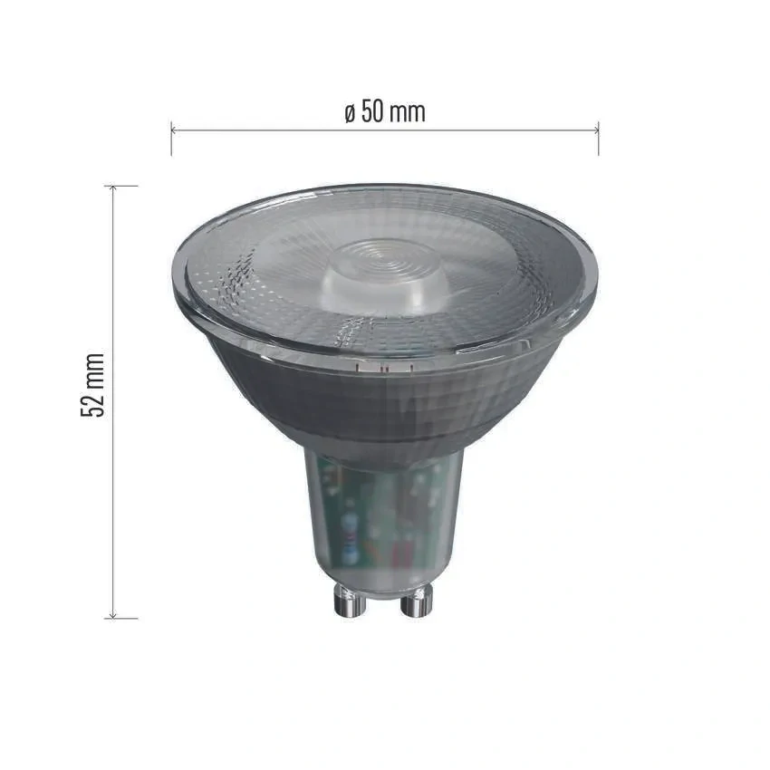 LED žiarovka Classic 4,2W GU10 studená biela