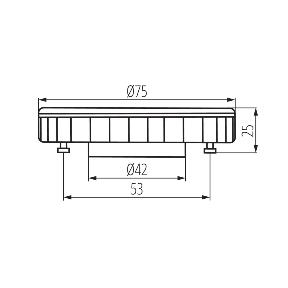 LED žiarovka 9W GX53 4000K 750lm Kanlux