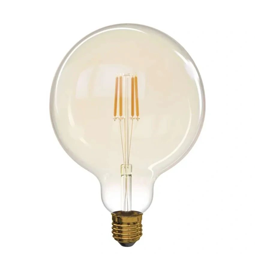 LED žiarovka Vintage G125 4W E27 teplá biela