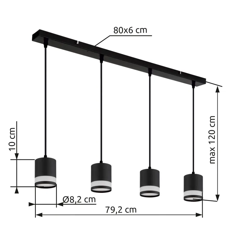 GLOBO LUCERO závesné svietidlo