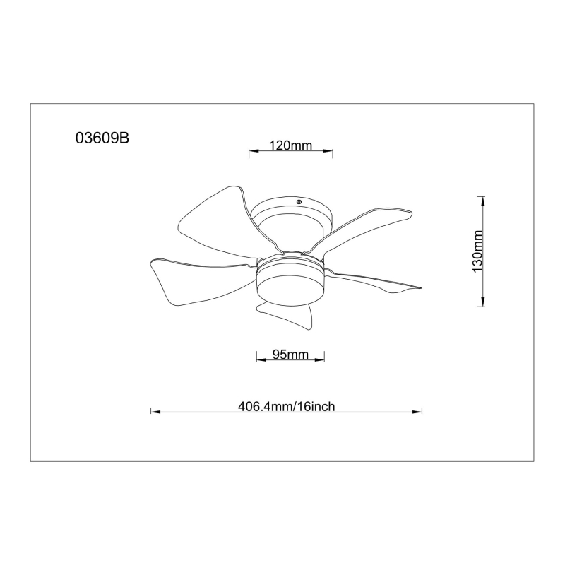 Stropný ventilátor HINES