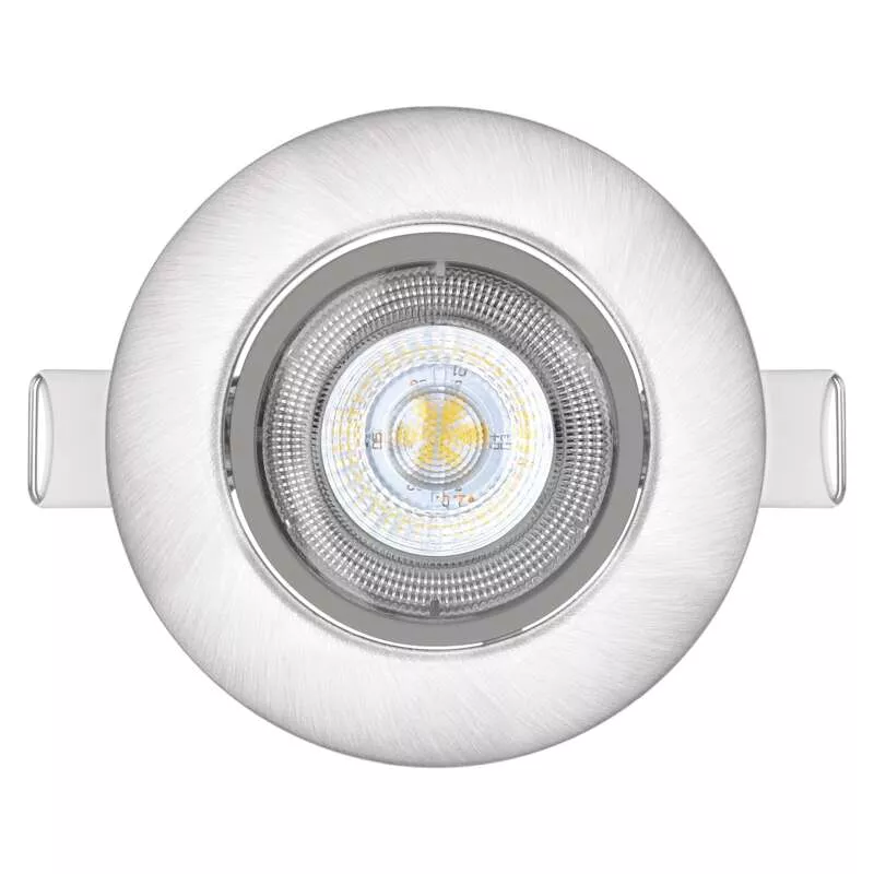 EMOS LED bodové svietidlo Exclusive strieborné, kruh 5W TB