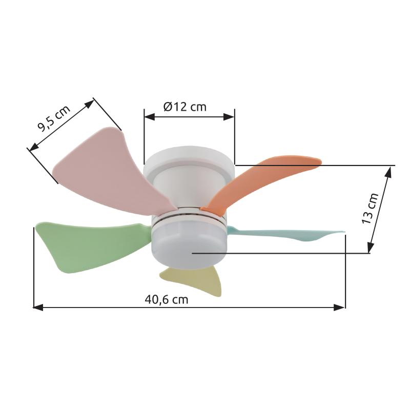Stropný ventilátor HINES