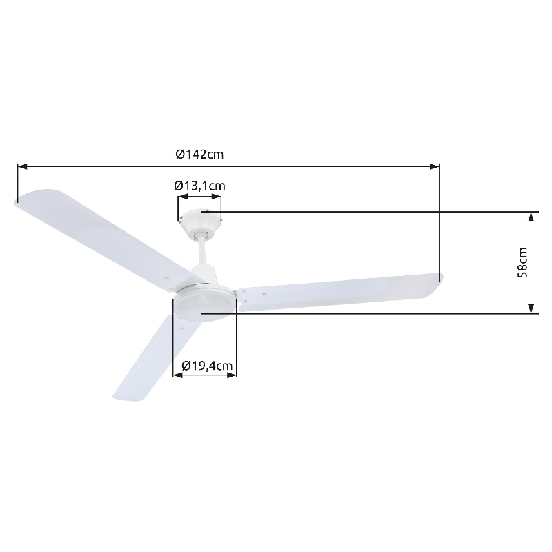 GLOBO FERRO ventilátor