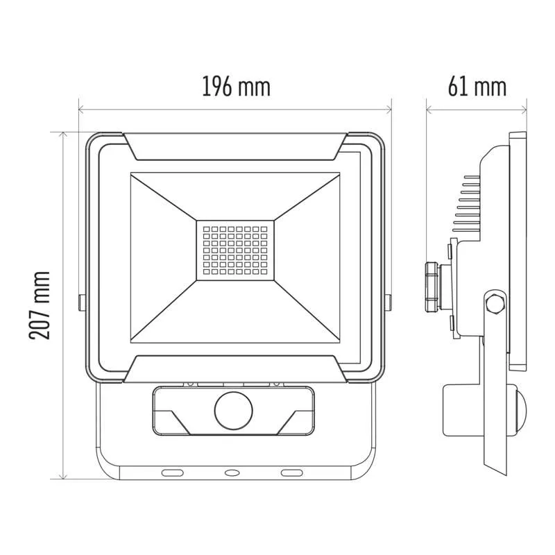LED reflektor IDEO s pohybovým čidlom, 30,5W neutrálna biela