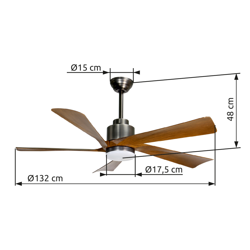 GLOBO MODESTO ventilátor