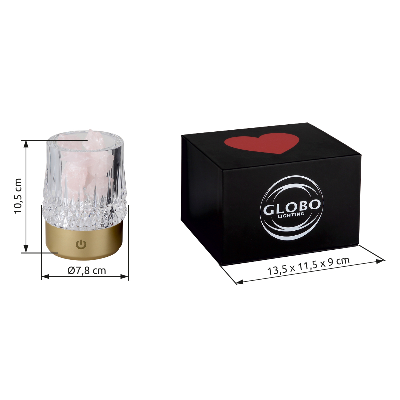 GLOBO LIZZY stolová lampa