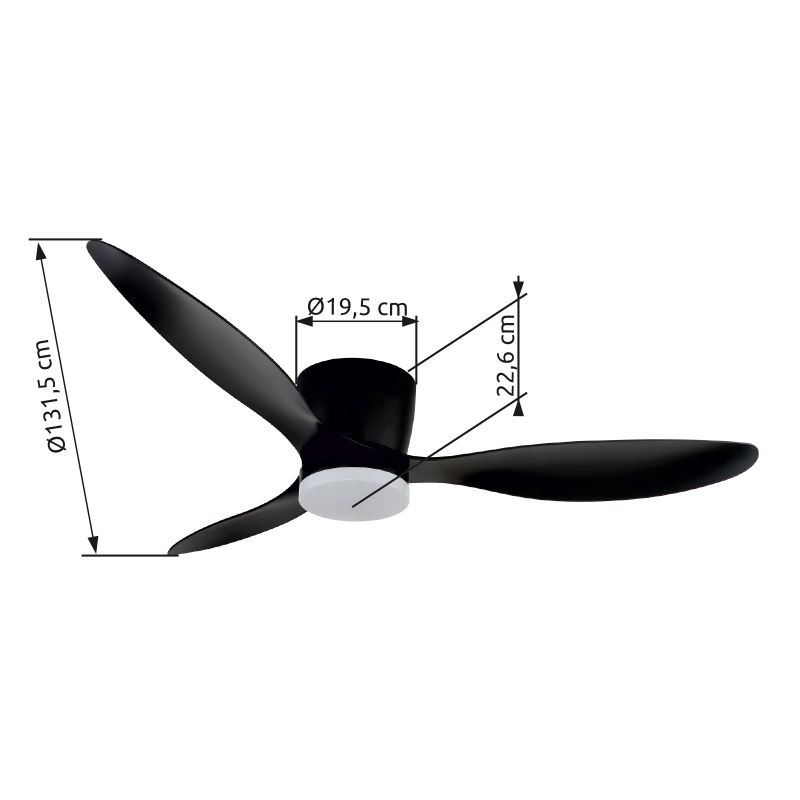 GLOBO ARMANDO ventilátor