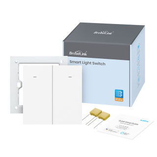 BroadLink 2-kanálový vypínač na diaľkové ovládanie (UK Standard)
