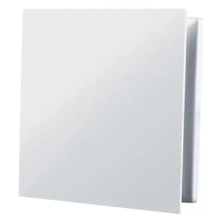 Dekoratívna PVC mriežka so sieťkou a rovným krytom 160 x 160 mm, biela
