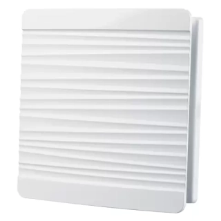 Dekoratívna PVC mriežka so sieťkou a krytom s pruhovaným motívom 160 x 160 mm, biela