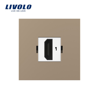 HDMI zásuvka - modul zlatý
