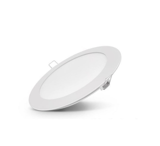 LED panel zapustený 12W kruh stmievateľný (0/1-10V) - neutrálna biela