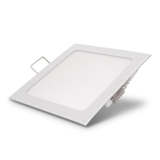 LED panel zapustený štvorec biely 12W 6000K