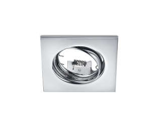TRIO Jura zápustné svietidlo GU10 1x15W - štvorec, lesklý chróm