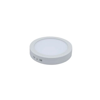 LED panel prisadený kruh - biely 6W
