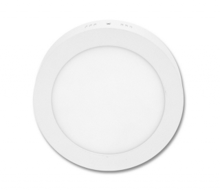 LED panel prisadený kruh biely 12W 4100K