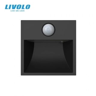LIVOLO OSV-701PIR-12-ND schodiskové osvetlenie - čierny modul