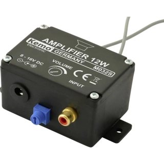 KEMO Mono zosilňovač 6 V/DC, 9 V/DC, 12 V/DC, 16 V/DC 12 W 4 Ω