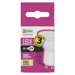 LED žiarovka Classic 9W GU10 teplá biela