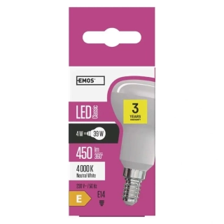 LED žiarovka Classic R50 6,5W E14 neutrálna biela