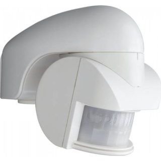 Virginia IP44 snímač plast/biely